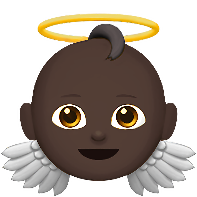 Baby Angel: Dark Skin Tone