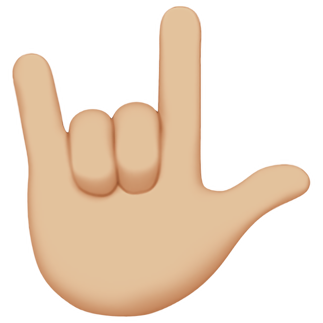 Love-You Gesture: Medium-Light Skin Tone