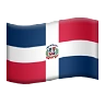 Flag: Dominican Republic Emoji 🇩🇴 image - Apple style