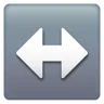 Emoji Freccia sinistra destra ↔ image - Samsung style