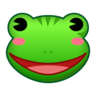 Face de grenouille Emoji 🐸 image - Emojidex style