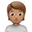 Person Frowning: Medium Skin Tone