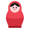 Эмодзи Матрешка 🪆 image - Tossface style