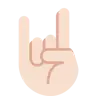 Sign Of The Horns: Light Skin Tone Emoji 🤘🏻 image - Twitter / X (Twemoji) style