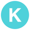 Indicator regional Simbol Letter K 🇰 image - EmojiTwo style