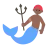 Merman: Medium-Dark Skin Tone