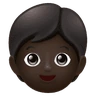 Child: Dark Skin Tone Emoji 🧒🏿 image - Huawei Harmony OS style
