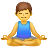 Man In Lotus Position Emoji 🧘‍♂️ image - Samsung style