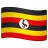 Flag: Uganda Emoji 🇺🇬 image - WhatsApp style