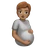 Pregnant Person: Medium Skin Tone