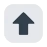 Up Arrow Emoji ⬆ image - Tossface style