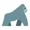 Goril Emoji 🦍 image - Tossface style