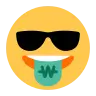 Money-Mouth Face Emoji 🤑 image - Tossface style
