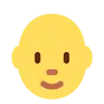 Person: Bald Emoji 🧑‍🦲 image - Twitter / X (Twemoji) style