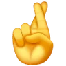 Crossed Fingers Emoji 🤞 image - Samsung style