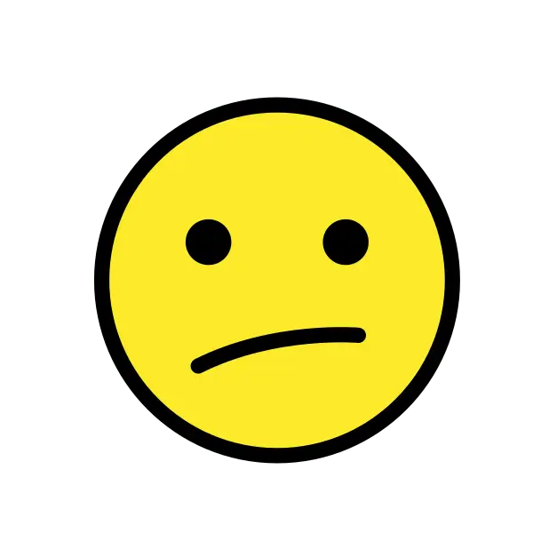 Face With Diagonal Mouth