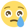 Emoji Síró arc 😢 image - EmojiTwo style