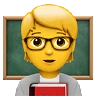 Teacher Emoji 🧑‍🏫 image - Apple style