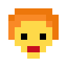 Person: Red Hair Emoji 🧑‍🦰 image - SerenityOS style
