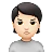 Person Pouting: Light Skin Tone