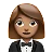 Woman In Tuxedo: Medium Skin Tone