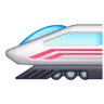 High-Speed Train Emoji 🚄 image - Samsung style