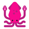 Kałamarnica Emoji 🦑 image - Microsoft Classic 2D style
