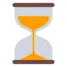 Ampulheta com areia a escoar Emoji ⏳ image - Tossface style