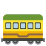 Wagon de chemin de fer Emoji 🚃 image - EmojiTwo style