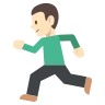 Person Running: Light Skin Tone Emoji 🏃🏻 image - EmojiTwo style