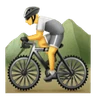 Mountain Bicyclist Emoji 🚵 image - Huawei Harmony OS style