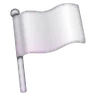 Эмодзи Развивающийся белый флаг 🏳 image - Samsung style