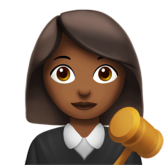 Woman Judge: Medium-Dark Skin Tone