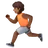 Person Running: Medium-Dark Skin Tone