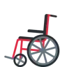 Manual Wheelchair Emoji 🦽 image - Twitter / X (Twemoji) style