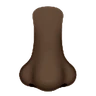 Nose: Dark Skin Tone Emoji 👃🏿 image - Huawei Harmony OS style