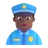 Man Police Officer: Medium-Dark Skin Tone
