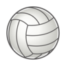 排球 Emoji 🏐 image - Emojidex style