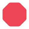 Emoji Segno ottagonale 🛑 image - Tossface style