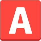 负平方拉丁大写字母A.