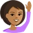 Person Raising Hand: Medium Skin Tone