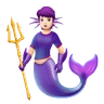 Merperson: Light Skin Tone Emoji 🧜🏻 image - Huawei Harmony OS style