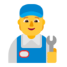 Mechanic Emoji 🧑‍🔧 image - Microsoft Classic 2D style
