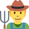 Farmer Emoji 🧑‍🌾 image - Twitter / X (Twemoji) style