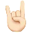 Sign Of The Horns: Light Skin Tone