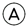 Simbolo di indicatore regionale Lettera A 🇦 image - OpenMoji style