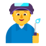 Factory Worker Emoji 🧑‍🏭 image - Microsoft Classic 2D style