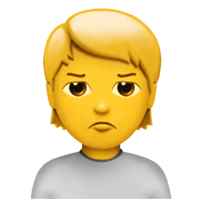 Person Pouting