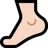 Foot: Light Skin Tone Emoji 🦶🏻 image - Microsoft Windows 10 Segoe UI Emoji style