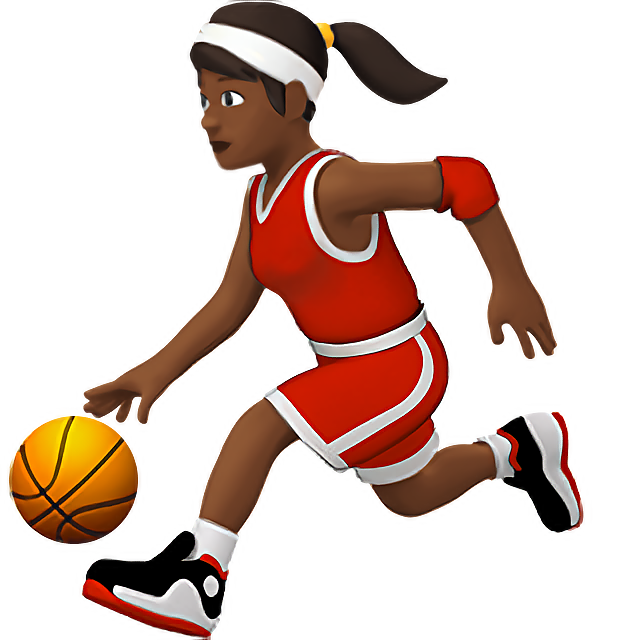 Woman Bouncing Ball: Medium-Dark Skin Tone